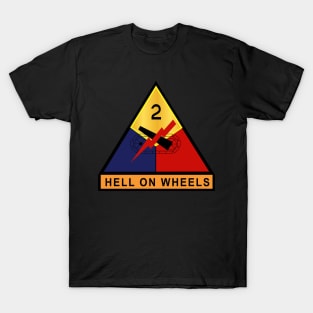 2nd Armored - Hell on Wheels wo Txt T-Shirt